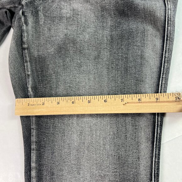 Judy Blue Jeans Women's Plus 33x26* Skinny High Rise Black Raw Hem Denim Tag 16W - Picture 12 of 16